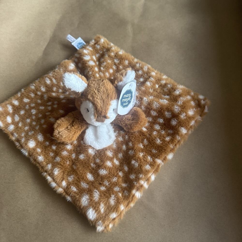 Mary Meyer Nursery Plush Deer Security Blanket Lovey 13"